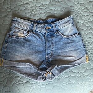 Casual Light Blue Women's Jean Shorts